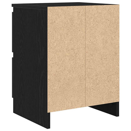 TV-bänk svart 40x35x54 cm konstruerat trä