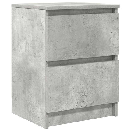 TV-bänk betonggrå 40x35x54 cm konstruerat trä