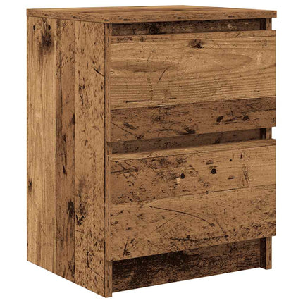 TV-bänk gammalt trä 40x35x54 cm konstruerat trä