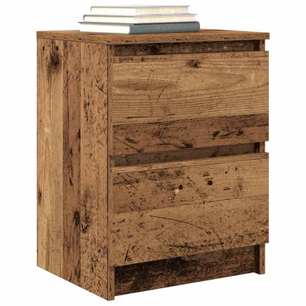 TV-bänk gammalt trä 40x35x54 cm konstruerat trä