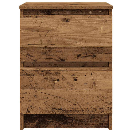 TV-bänk gammalt trä 40x35x54 cm konstruerat trä