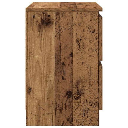 TV-bänk gammalt trä 40x35x54 cm konstruerat trä