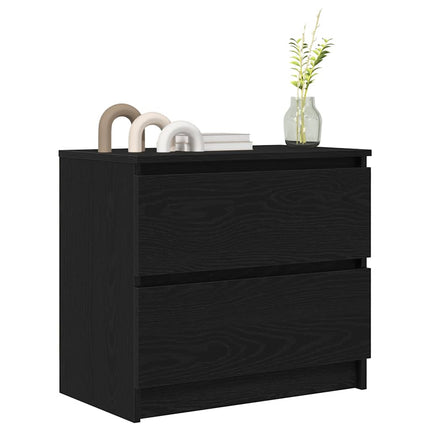TV-bänk svart 60x35x54 cm konstruerat trä