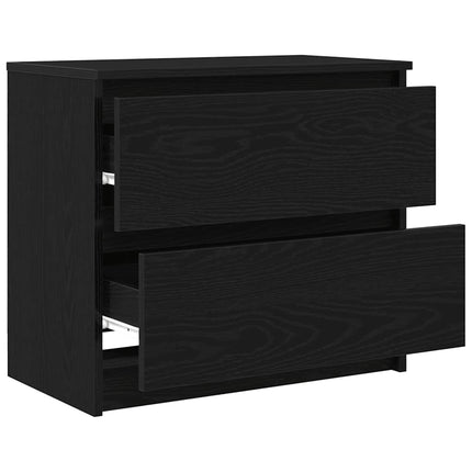 TV-bänk svart 60x35x54 cm konstruerat trä