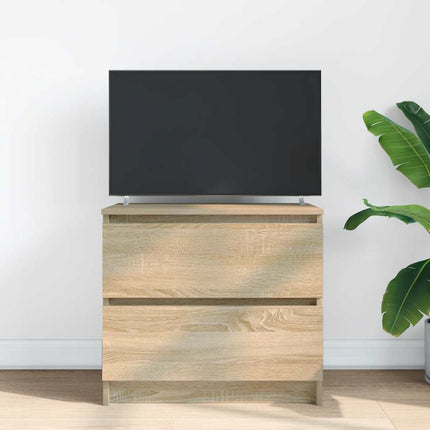 TV-bänk sonoma ek 60x35x54 cm konstruerat trä