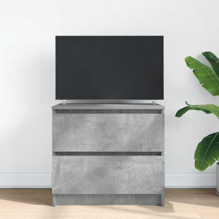 TV-bänk betonggrå 60x35x54 cm konstruerat trä