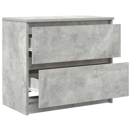 TV-bänk betonggrå 60x35x54 cm konstruerat trä