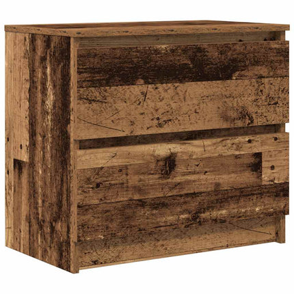 TV-bänk gammalt trä 60x35x54 cm konstruerat trä