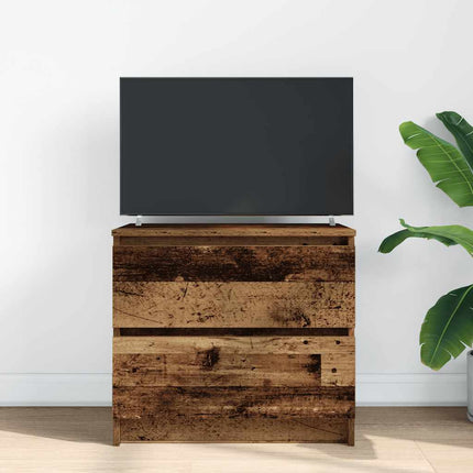 TV-bänk gammalt trä 60x35x54 cm konstruerat trä