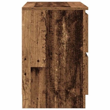 TV-bänk gammalt trä 60x35x54 cm konstruerat trä