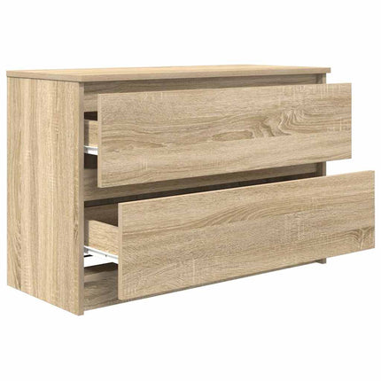 TV-bänk sonoma ek 80x35x54 cm konstruerat trä