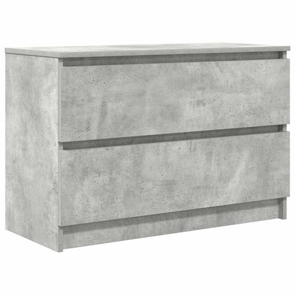 TV-bänk betonggrå 80x35x54 cm konstruerat trä