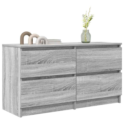 TV-bänk grå sonoma 100x35x54 cm konstruerat trä