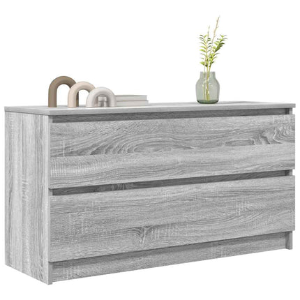 TV-bänk grå sonoma 100x35x54 cm konstruerat trä