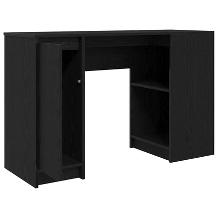 Skrivbord svart ek 120x42x76 cm konstruerat trä