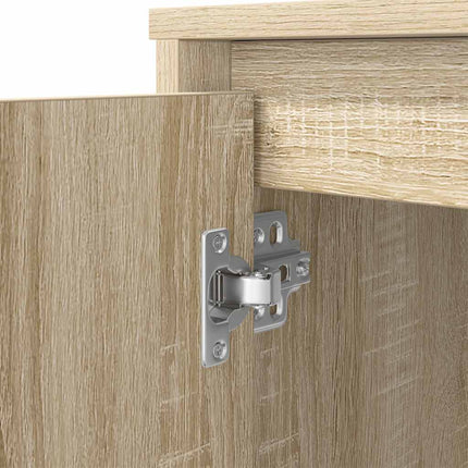 Skrivbord sonoma ek 120x42x76 cm konstruerat trä