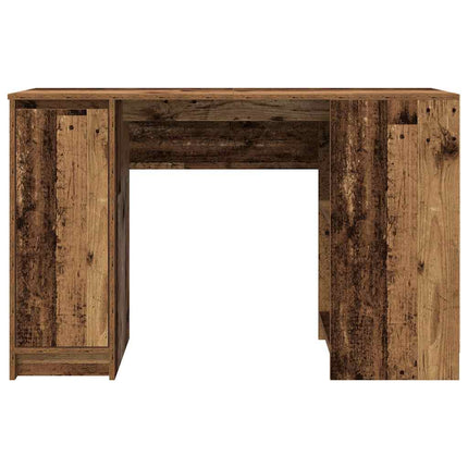 Skrivbord gammalt trä 120x42x76 cm konstruerat trä