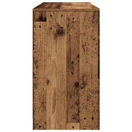Skrivbord gammalt trä 120x42x76 cm konstruerat trä