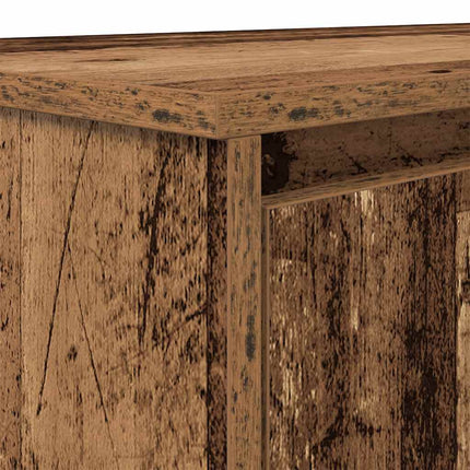 Skrivbord gammalt trä 120x42x76 cm konstruerat trä