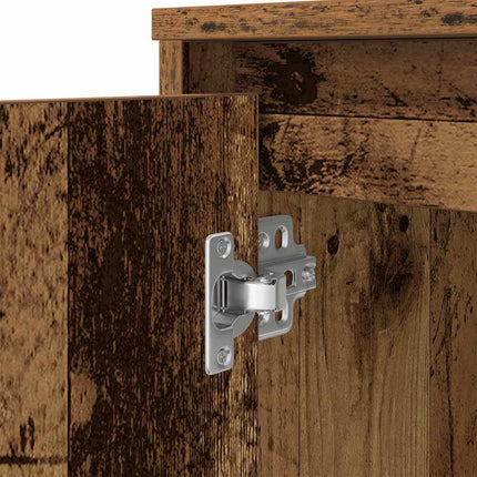 Skrivbord gammalt trä 120x42x76 cm konstruerat trä