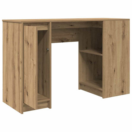 Skrivbord hantverksmässig ek 120x42x76 cm konstruerat trä