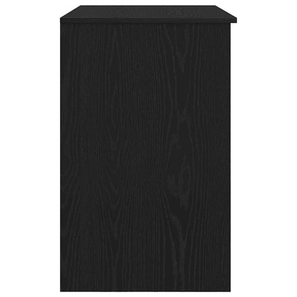 Skrivbord svart ek 86x49x76 cm konstruerat trä
