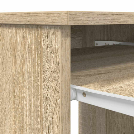 Skrivbord sonoma ek 86x49x76 cm konstruerat trä