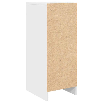 Skoskåp vit 29,5x34x76 cm konstruerat trä