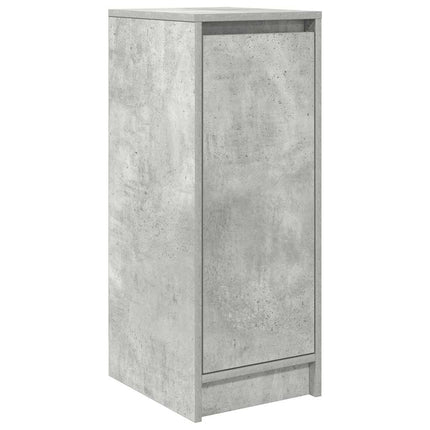 Skoskåp betonggrå 29,5x34x76 cm konstruerat trä