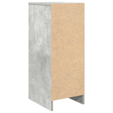 Skoskåp betonggrå 29,5x34x76 cm konstruerat trä