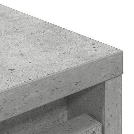 Skoskåp betonggrå 29,5x34x76 cm konstruerat trä