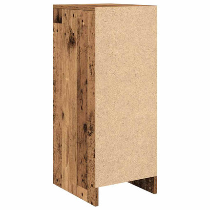 Skoskåp gammalt trä 29,5x34x76 cm konstruerat trä