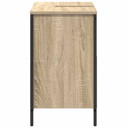 Tvättställsskåp med lådor sonoma-ek 60x34,5x60 cm