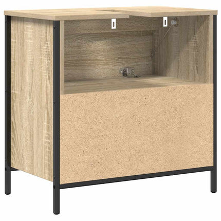 Tvättställsskåp med lådor sonoma-ek 60x34,5x60 cm