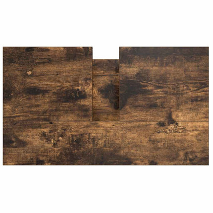 Tvättställsskåp med lådor rökfärgad ek 60x34,5x60 cm