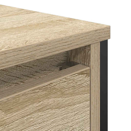 Tvättställsskåp för badrum sonoma-ek 60x34,5x60 cm