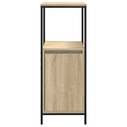 Badrumsskåp med hyllor sonoma-ek 36x35x95 cm