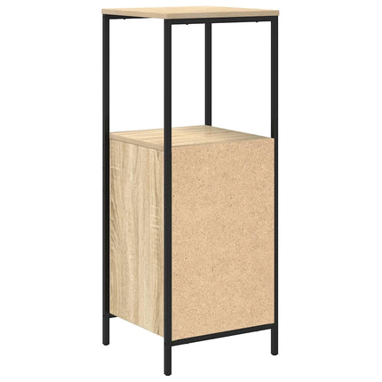 Badrumsskåp med hyllor sonoma-ek 36x35x95 cm