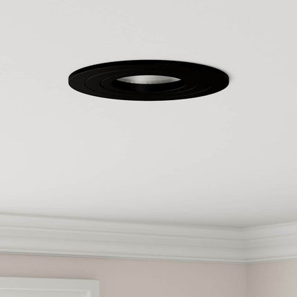 Spotlight 6 pcs Svart 9 x 9 x 2 cm Aluminium