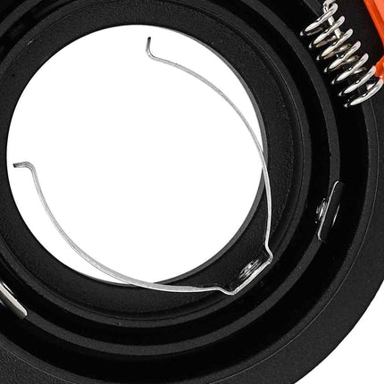 Spotlight 24 pcs Svart 9 x 9 x 2 cm Aluminium