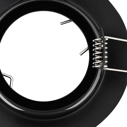 Spotlight 24 pcs Svart 9 x 9 x 2.5 cm Metall