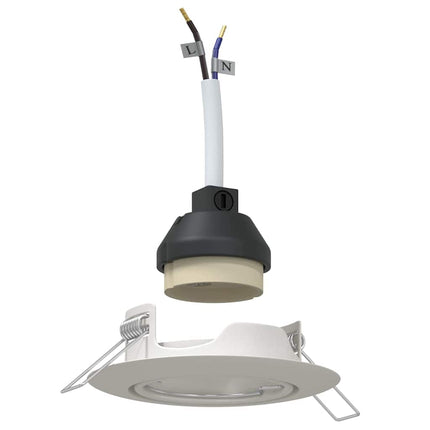 Spotlight 24 st Vit 9 x 9 x 2.5 cm Metall