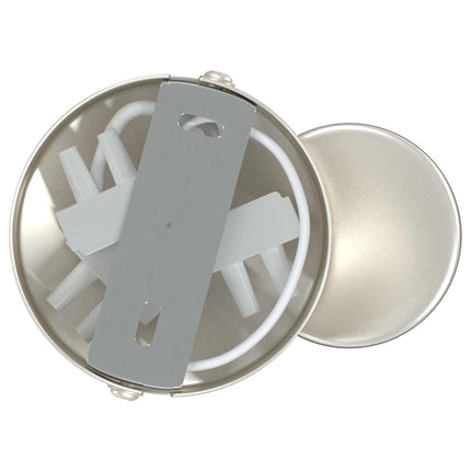 Takspotlight med strålkastare Nickel 6,5 x 6 x 11,5 cm Metall
