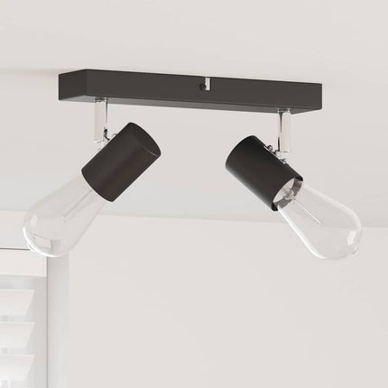 Takspotlight med strålkastare Svart 26 x 6,5 x 11,5 cm Metall