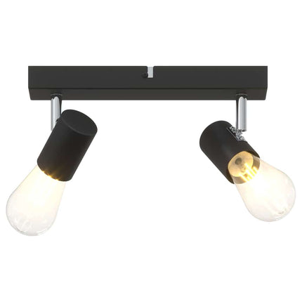 Takspotlight med strålkastare Svart 26 x 6,5 x 11,5 cm Metall
