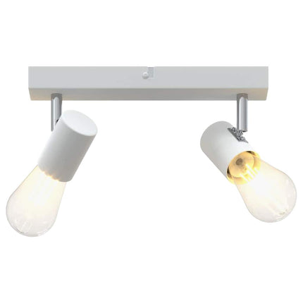 Takspotlight med strålkastare Vit 26 x 6,5 x 11,5 cm Metall