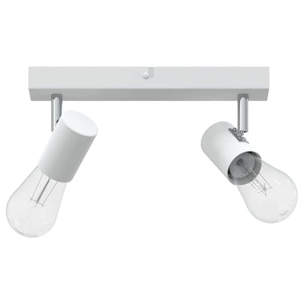Takspotlight med strålkastare Vit 26 x 6,5 x 11,5 cm Metall