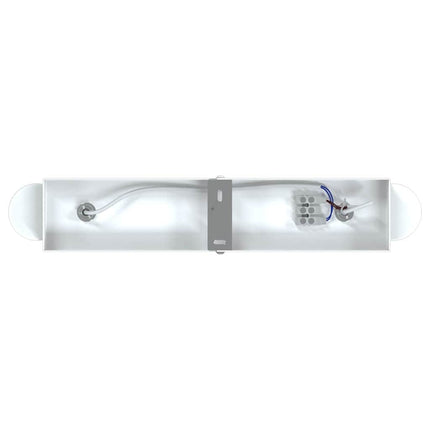 Takspotlight med strålkastare Vit 26 x 6,5 x 11,5 cm Metall