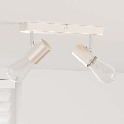 Takspotlight med strålkastare Nickel 26 x 6,5 x 11,5 cm Metall