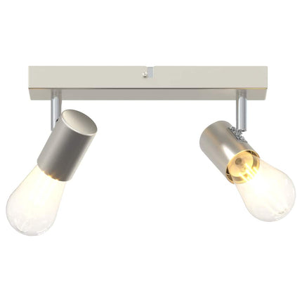 Takspotlight med strålkastare Nickel 26 x 6,5 x 11,5 cm Metall